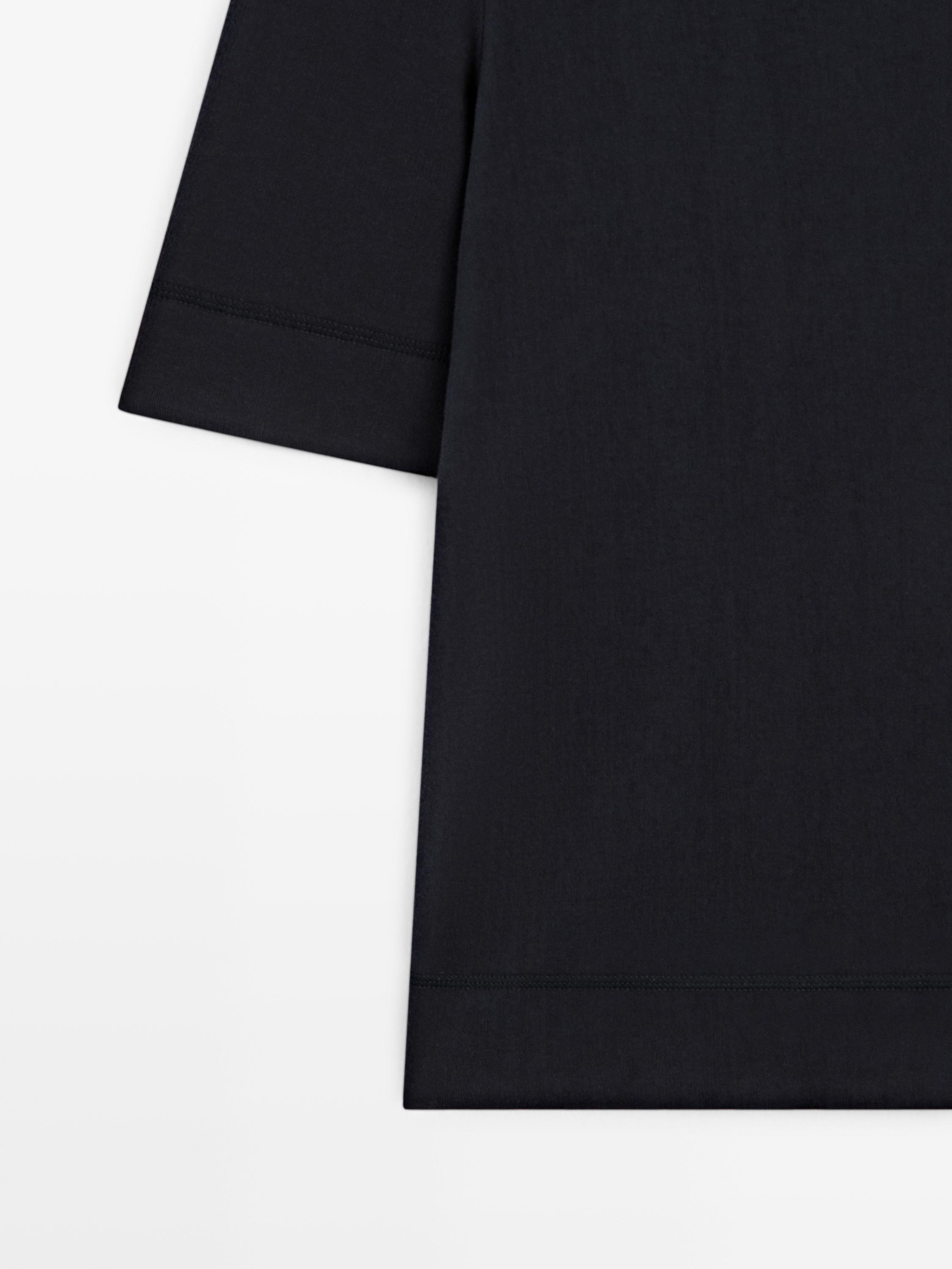 T-shirt en coton mélangé